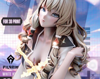 Corona de la Diosa de la Victoria de Nikke / Figura de resina a escala 1/8 y 1/6 / Sin pintar o pintada a mano / Arte de fans impreso en 3D / Regalo de coleccionista