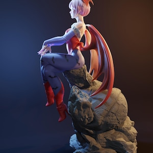 Lilith Borderlands Resin Figure – 1/8 1/6 Scale 3D Printed Fan Art Statue | Collector Gift image 3