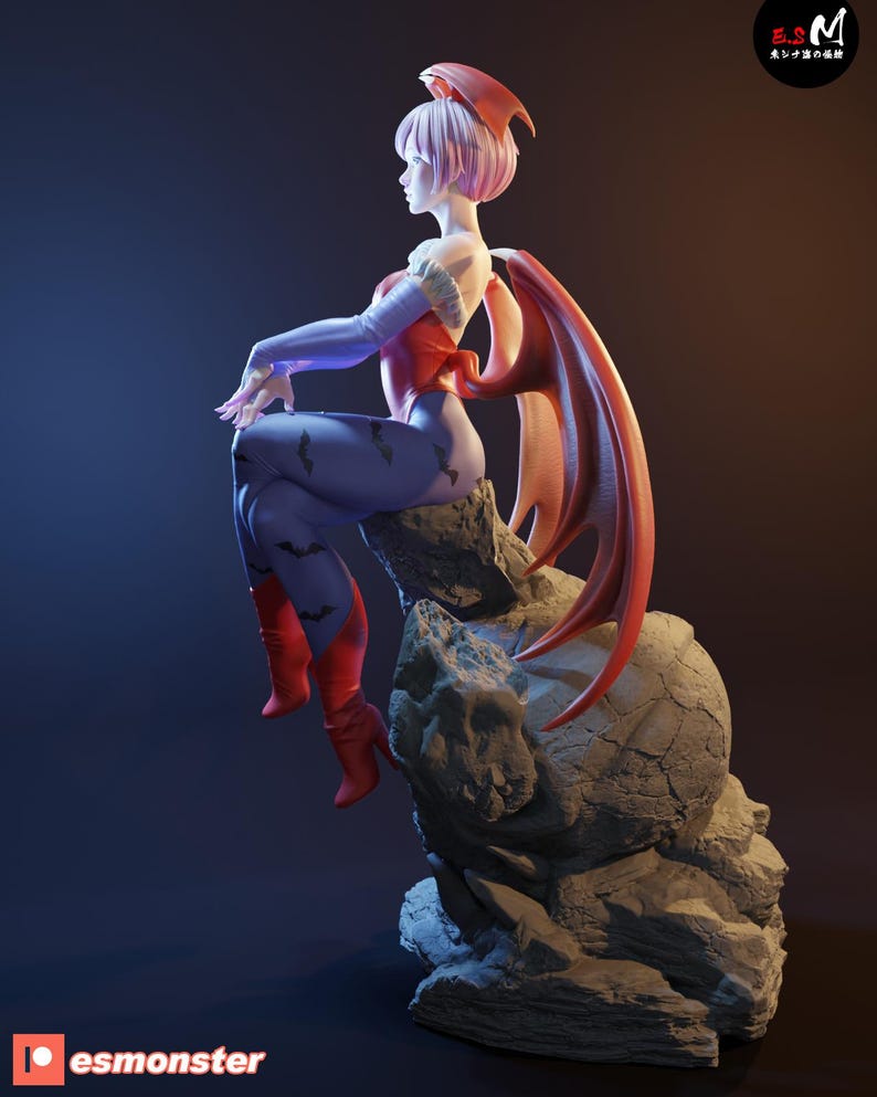 Lilith Borderlands Resin Figure – 1/8 1/6 Scale 3D Printed Fan Art Statue | Collector Gift image 3