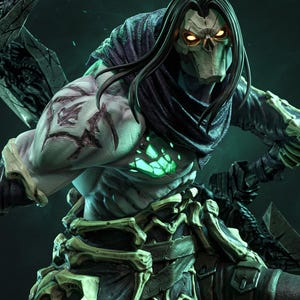 Death — Darksiders II | 1/8 1/6 Scale Resin Figure | 3D Printed Fan Art | Unpainted Garage Kit | Collector Statue | Collector Gift image 1
