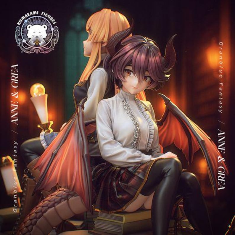 Grea — Granblue Fantasy | 1/8 1/6 Scale Resin Figure | Unpainted or Hand-Painted | 3D Printed Fan Art | Collector Gift image 1
