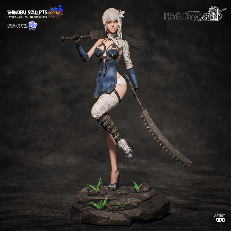 Shinobu Kocho — Demon Slayer | 1/8 1/6 Scale Resin Figure | Unpainted or Hand-Painted | 3D Printed Fan Art | Collector Gift image 1