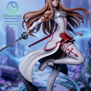 Asuna — Sword Art Online | 1/8 1/6 Scale Resin Figure | Unpainted or Hand-Painted | 3D Printed Fan Art | Collector Gift image 7
