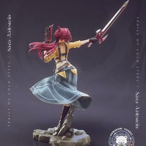 Sara Valestine Trails of Cold Steel Resin Figure, 1/8 1/6 Scale Resin Statue, Unpainted Garage Kit or Hand Painted, 3D Printed Collectible Bild 7