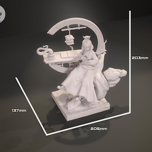 Maomao Apothecary Diaries Resin Figure – 1/8 1/6 Scale 3D Printed Fan Art Statue | Collector Gift image 9