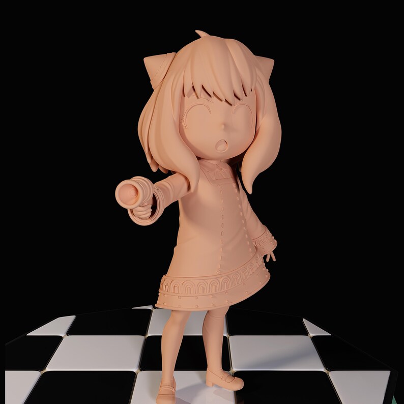 Anya Yor Forger Spy X Family Resin Figure – 1/8 1/6 Scale 3D Printed Statue | Collector Gift image 8