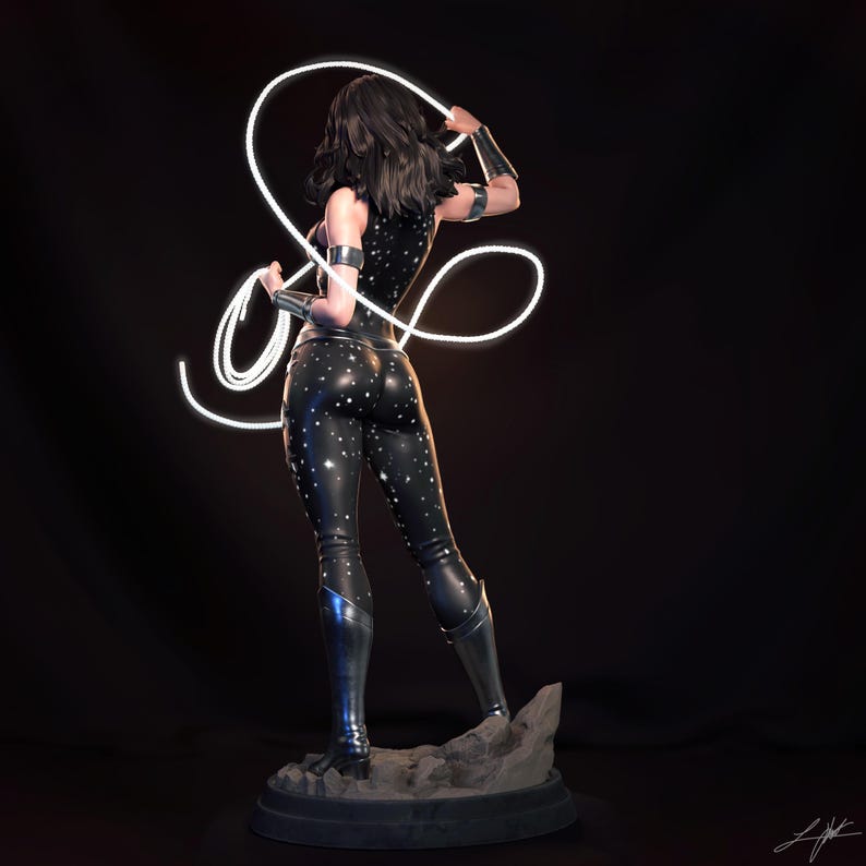 Donna Troy DC Comics Resin Figure – 1/8 1/6 Scale 3D Printed Fan Art Kit | Collector Gift image 5