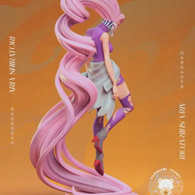 Lot Dan — Mixte (Kumakami) | Figurine en résine à l'échelle 1/8 1/6 | Non peint ou peint à la main | Fan art imprimé en 3D | Cadeau de collection image 8