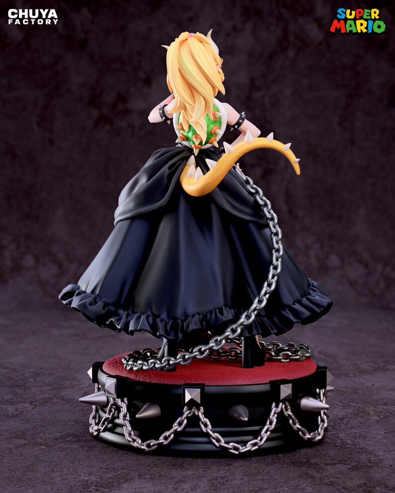 Bowsette — Super Mario | 1/8 1/6 Scale Resin Figure | Unpainted or Hand-Painted | 3D Printed Fan Art | Collector Gift image 6