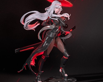 Nikke Scarlet Black Shadow | 1/8 1/6 Scale Resin Figure | Unpainted or Hand-Painted | 3D Printed Fan Art | Collector Gift