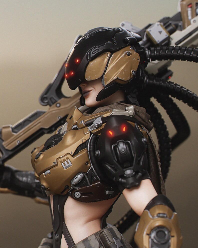 Bilder Kyla | 1/8 bis 1/6 Harz Figur | Unbemalt oder Handbemalt | 3D gedruckte Fan Art | Sammler Geschenk Bild 2