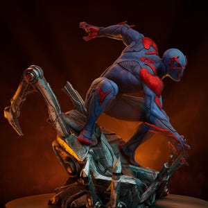 Spider-Man — Marvel Comics | 1/8 1/6 Scale Resin Figure | 3D Printed Fan Art | Unpainted Garage Kit | Collector Statue | Collector Gift bild 5