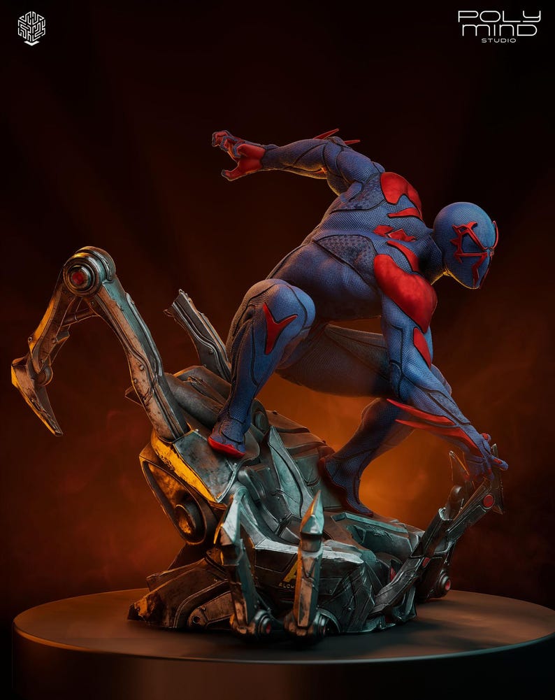 Spider-Man — Marvel Comics | 1/8 1/6 Scale Resin Figure | 3D Printed Fan Art | Unpainted Garage Kit | Collector Statue | Collector Gift bild 5