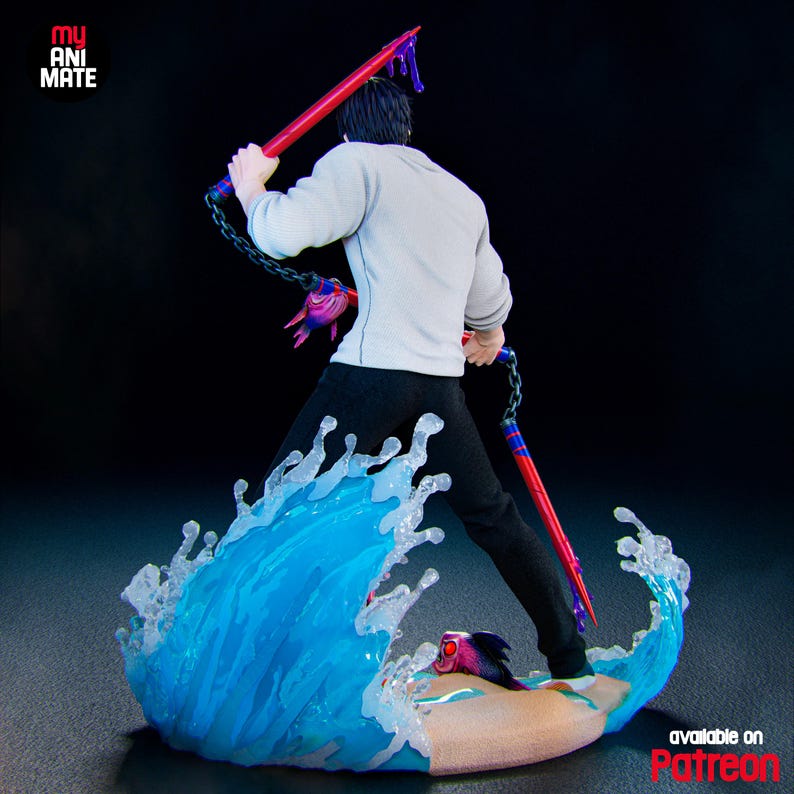 Toji Fushiguro Jujutsu Kaisen Resin Figur - 1/8 1/6 Fan Art Statue | Sammler Geschenk Bild 3