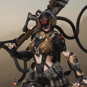 Bilder Kyla | 1/8 bis 1/6 Harz Figur | Unbemalt oder Handbemalt | 3D gedruckte Fan Art | Sammler Geschenk Bild 7
