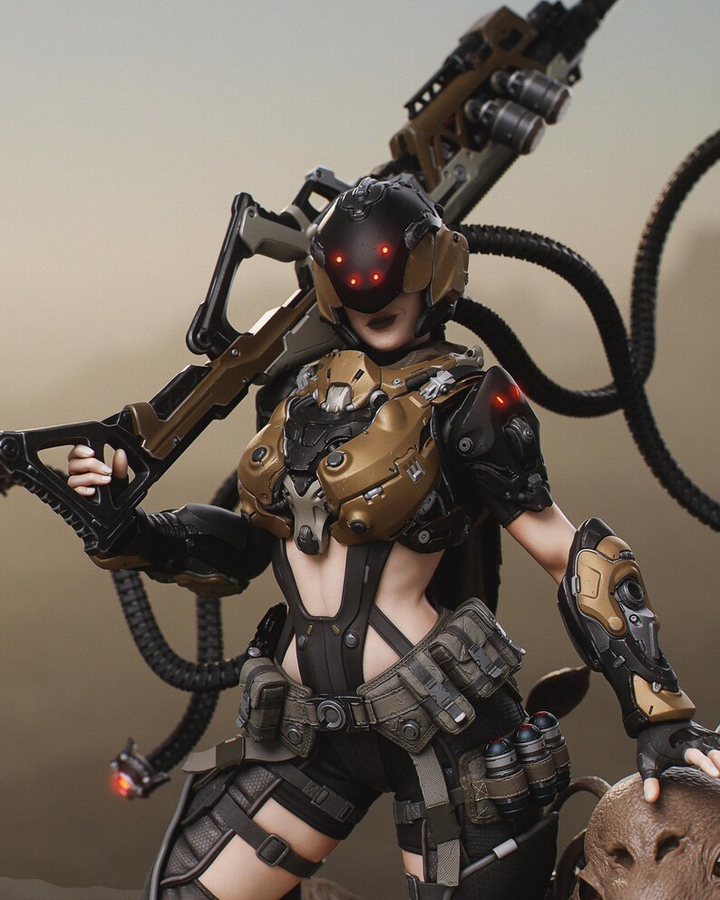 Bilder Kyla | 1/8 bis 1/6 Harz Figur | Unbemalt oder Handbemalt | 3D gedruckte Fan Art | Sammler Geschenk Bild 7