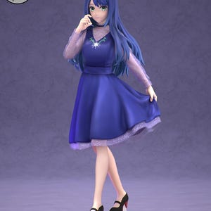 Akane Kurokawa Oshi No Ko Resin Figure – 1/8 1/6 Scale 3D Printed Fan Art Statue | Collector Gift image 1