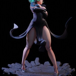 One Punch Man Tatsumaki Resin Figure – 1/8 1/6 Scale 3D Printed Fan Art Kit | Collector Gift image 8