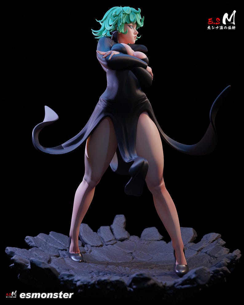 One Punch Man Tatsumaki Resin Figure – 1/8 1/6 Scale 3D Printed Fan Art Kit | Collector Gift image 8