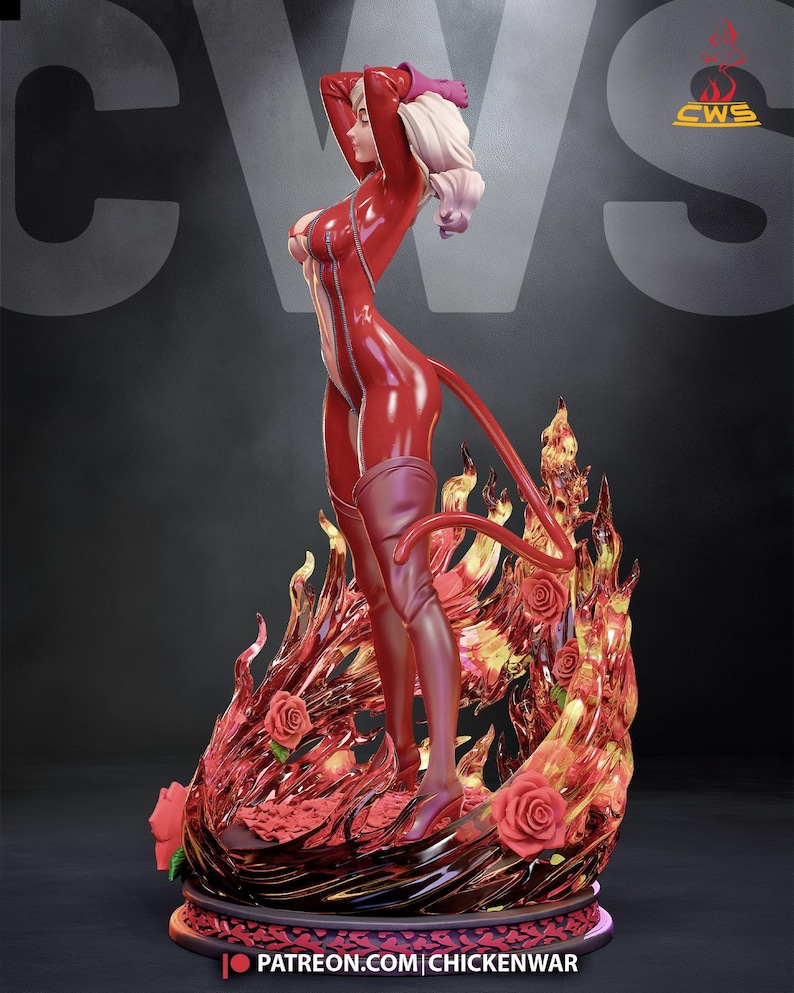 Ann Takamaki Persona 5 Resin Figure – 1/8 1/6 Scale 3D Printed Fan Art Statue | Collector Gift image 4