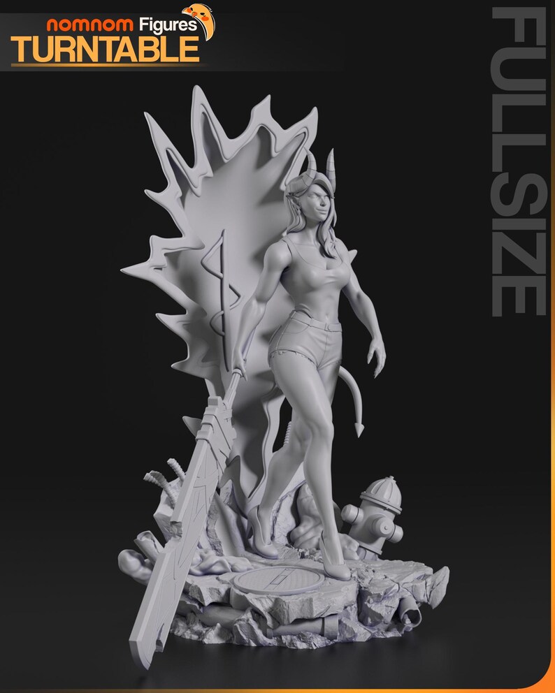 Malevola Dispatch Resin Figure – 1/8 1/6 Scale 3D Printed Fan Art Statue | Collector Gift image 10