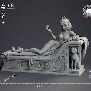 Nefer — Genshin Impact | 1/8 1/6 Scale Resin Figure | Unpainted or Hand-Painted | 3D Printed Fan Art | Collector Gift image 2