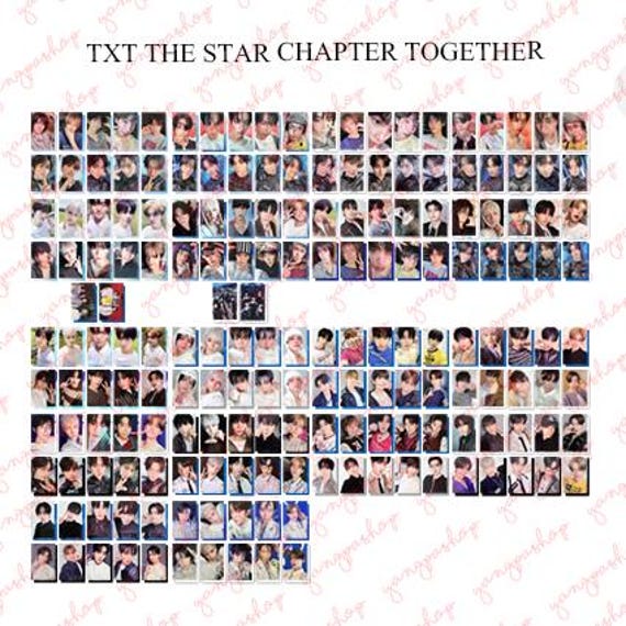 【TXT】PHOTO CARD 10SET TXT the Star Chapter Together Photocard Set 10 Pcs Yangpashop