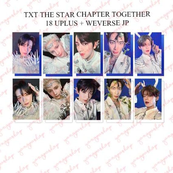 TXT the Star Chapter Together Photocard Set 10 Pcs Yangpashop