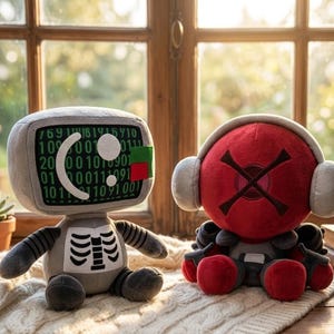 Die of Death Killdroid Plush Toy 20cm Badware Plush Doll Kawaii Game Plush Collectible Home Decor Gift