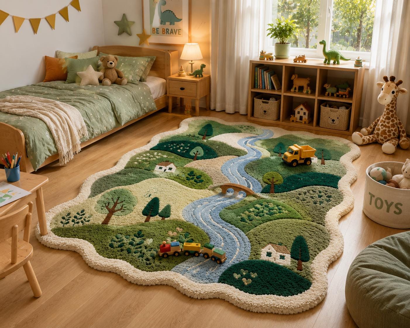 Landscape Play Rug - Etsy