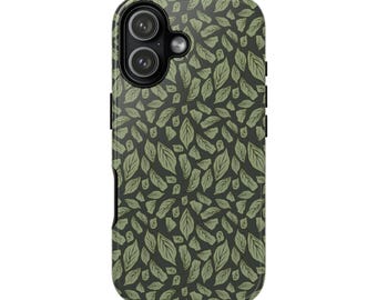 Tough Cases in Falling Leaves iPhone Samsung Galaxy Google Pixel