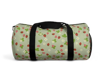 Seesack auf Erdbeerfeldern