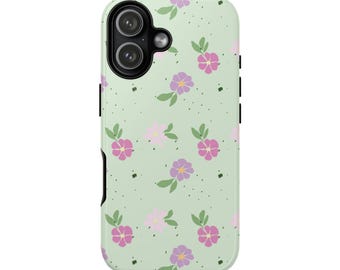 Tough Cases in Floral Blooms iPhone Samsung Galaxy Google Pixel