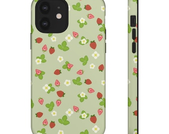 Tough Cases in Strawberry Fields für iPhone Samsung Galaxy Google Pixel