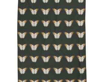 Velveteen Plush Blanket in Butterflies in Flight