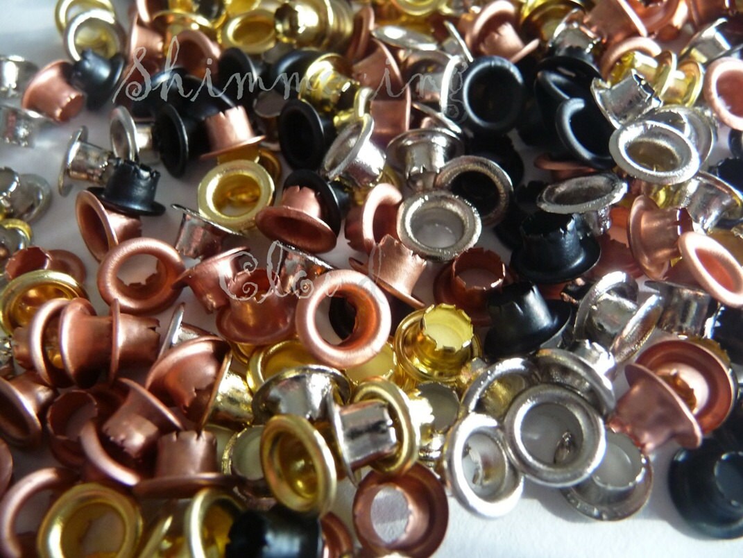 Copper Rivets 8 Mm Rivets 8 Mm Grommets Copper Grommets Etsy Canada
