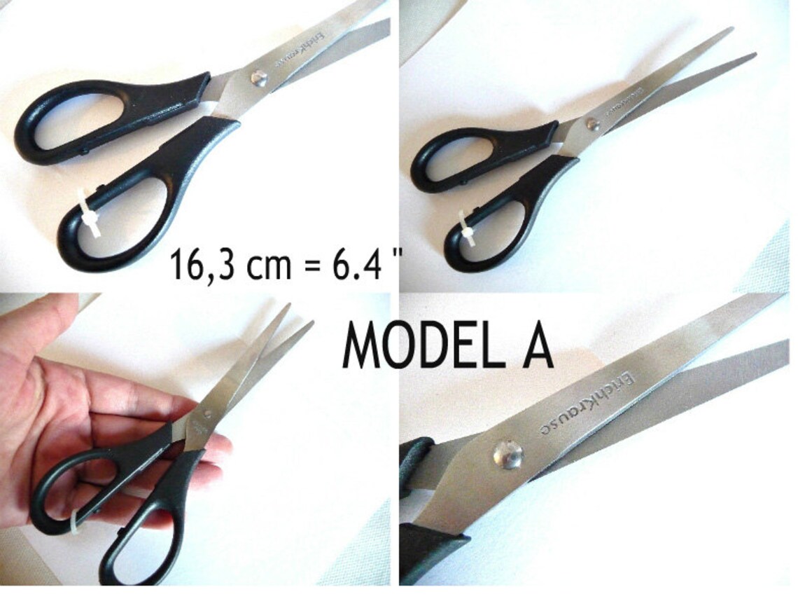 Scissors Long Scissors Paper Craft Tool Stainless Steel Etsy