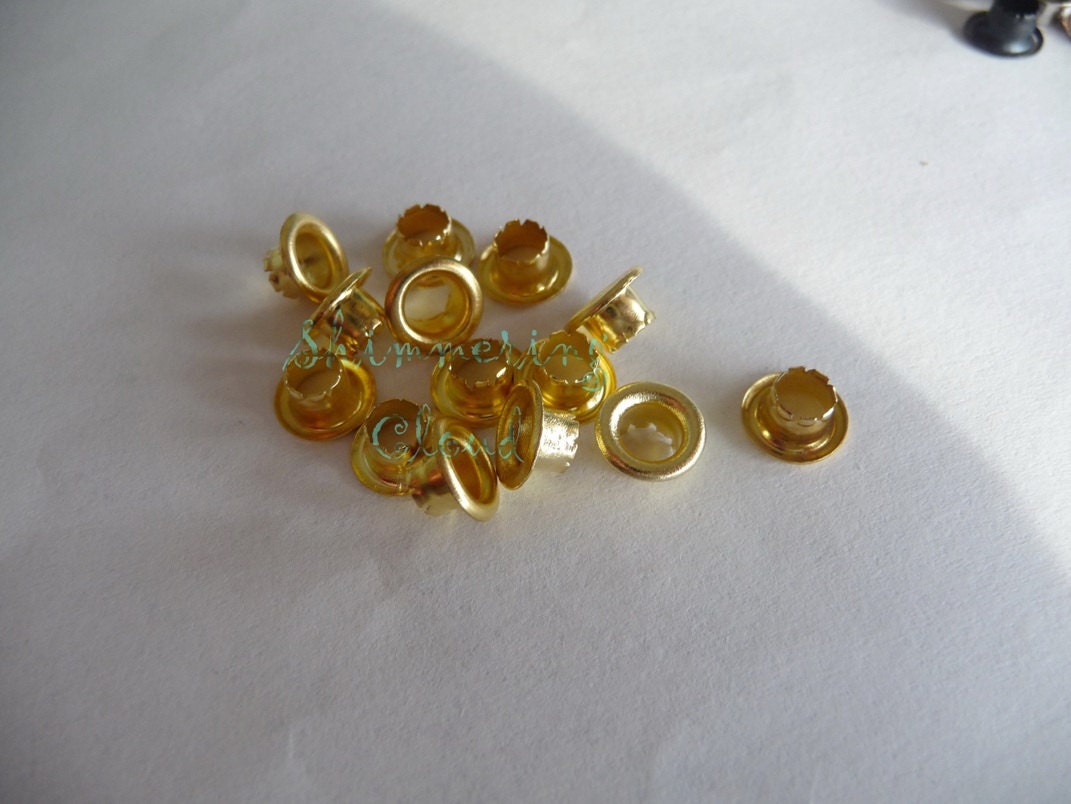 Gold Rivets Brass Rivets Raw Brass Metal Jewelry Findings Etsy