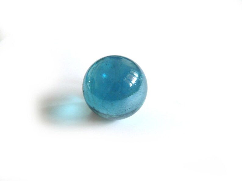Glass Marbles Blue Marbles Clear Marbles Sea Blue Marbles Etsy