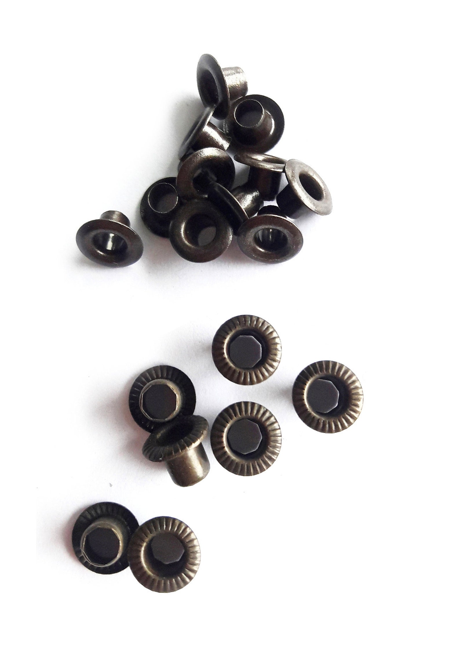 Patterned Rivets Patterned Grommets Brown Rivets Brown Etsy