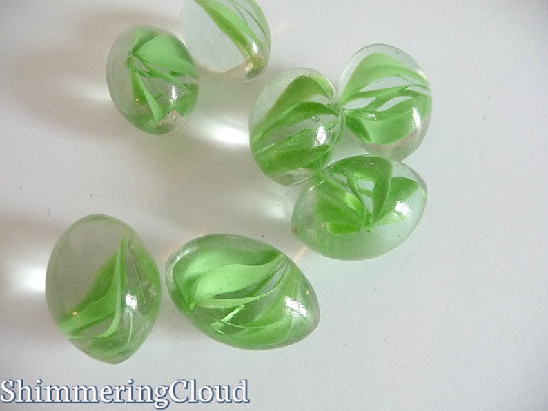 Glass Marbles Oval Marbles Rare Marbles Vintage Marbles Etsy