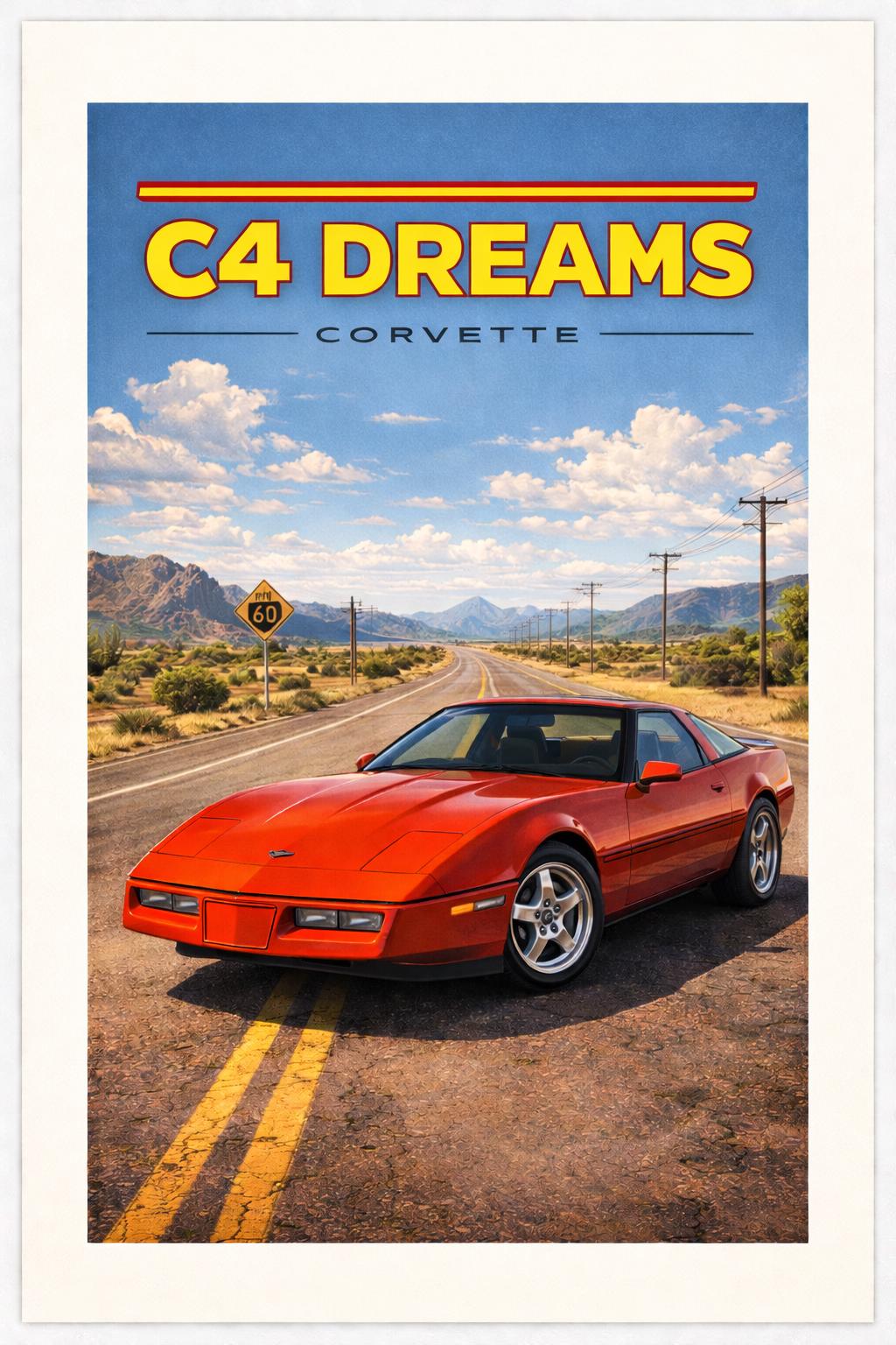 80s Muscle Car Poster Bundle – Trans Am, Camaro, Mustang, Corvette ...