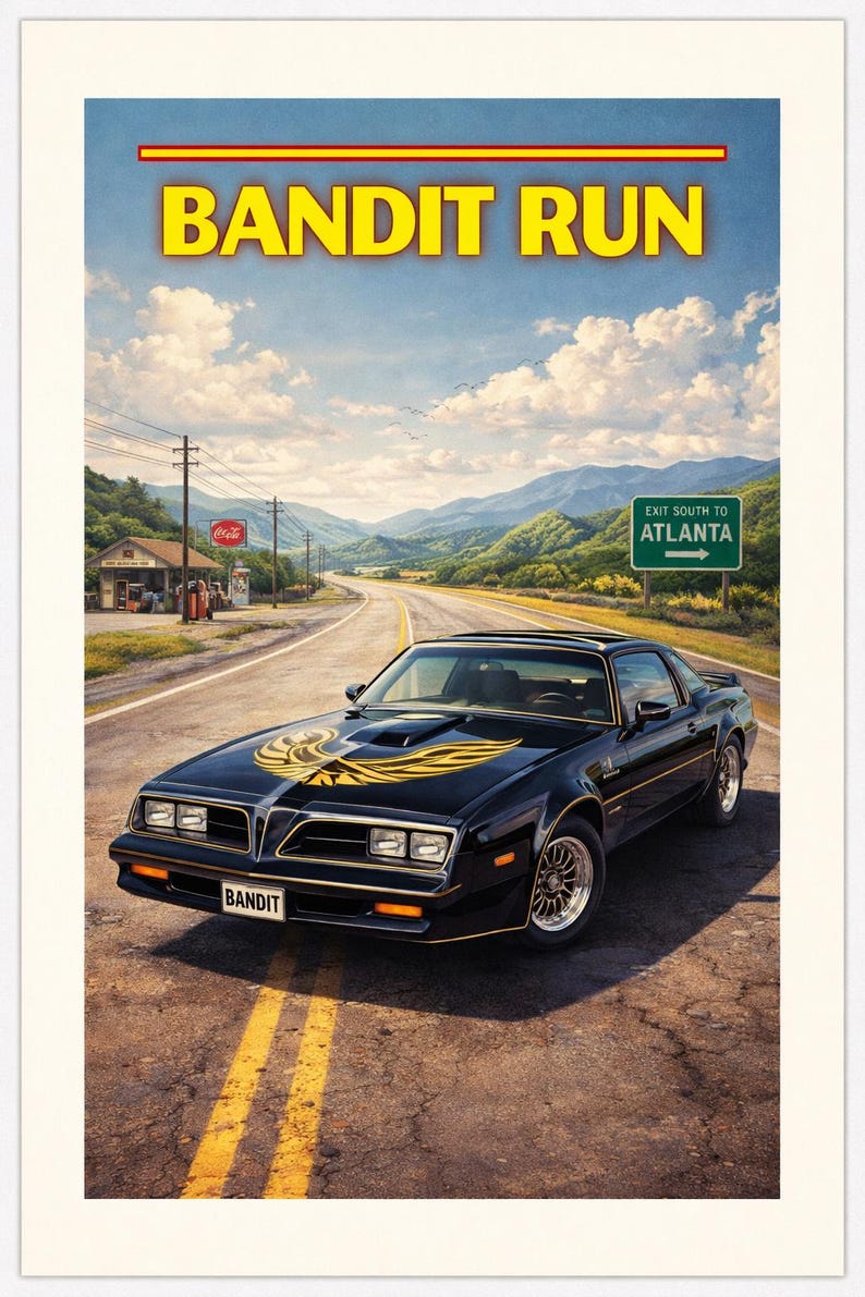 80s Muscle Car Poster Bundle – Trans Am, Camaro, Mustang, Corvette ...