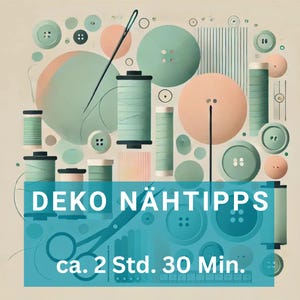 Deko nähen Videotutorial