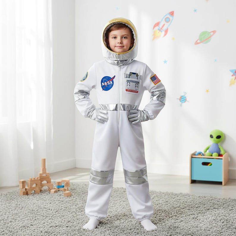 NASA Astronaut Costume | Kids Space Explorer Outfit | Child's Pretend ...