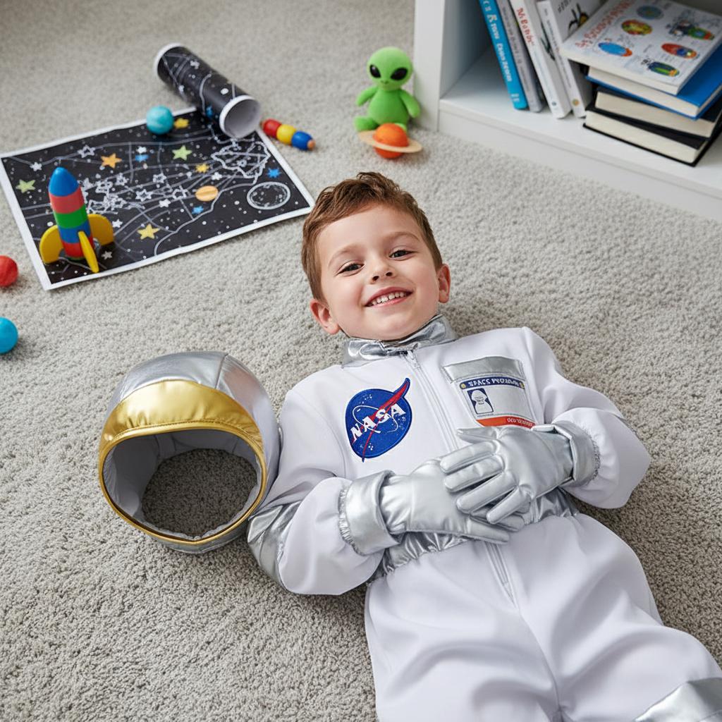NASA Astronaut Costume | Kids Space Explorer Outfit | Child's Pretend ...
