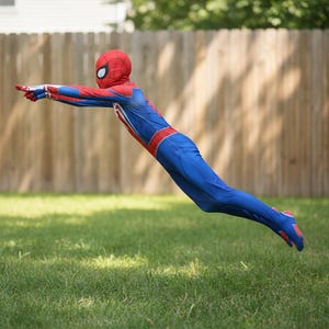 Vit spindeldräkt | Avancerad PS4 Spider-Man-kostym | Halloween-cosplay för barn bild 3