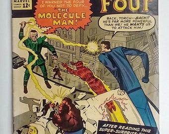 Marvel Comics Fantastic Four #20 1st Appearance Molecule Man, 2nd Watcher FN 6.0