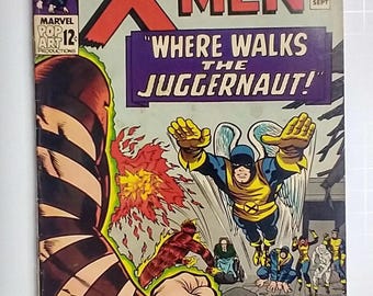 Marvel Comics X-Men #13 2nd Appearance Juggernaut; Human Torch Appearance FN/VF