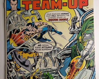 Marvel Comics Super-Villain Team-Up #3 Dr. Lemuel Dorcas Death VF+ 8.5